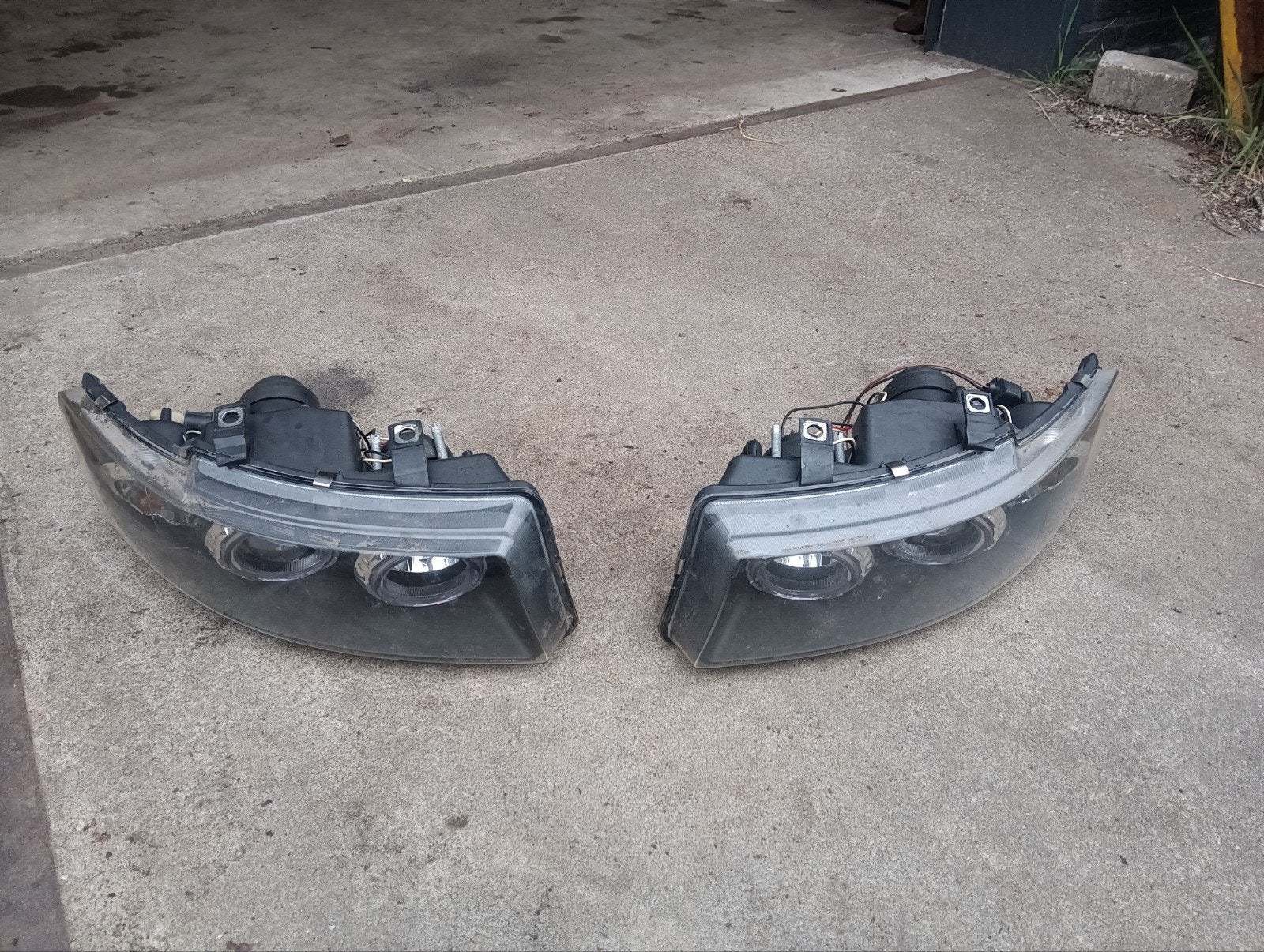 2 koplampen van een seat leon., Ophalen of Verzenden, Seat