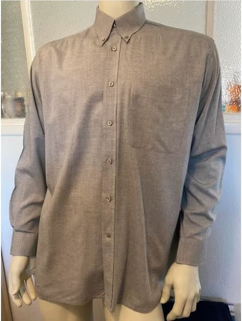 Grijs Gino Tortelli overhemd mt. XL, Gino Tortelli, Ophalen of Verzenden, Zo goed als nieuw, Grijs