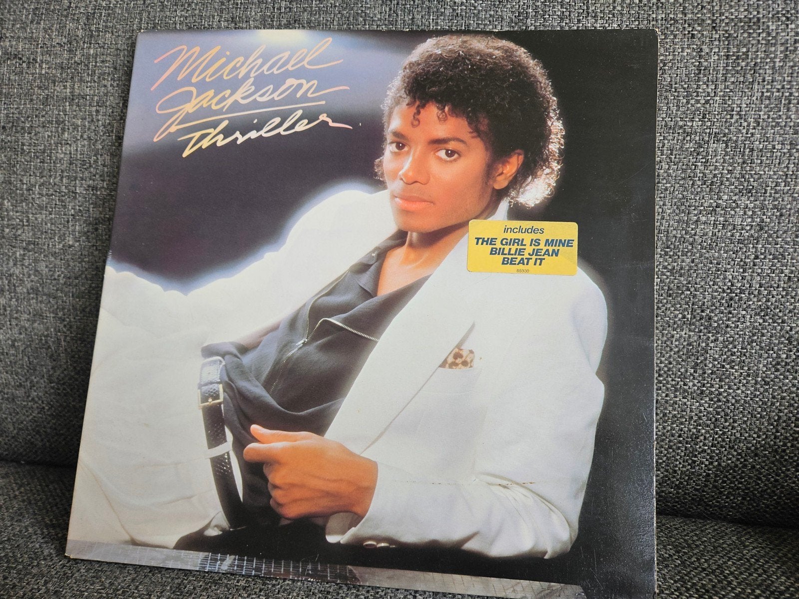 Michael Jackson - Thriller LP (1982), Cd's en Dvd's, Vinyl | Pop, LP, Pop, Ophalen of Verzenden, Zo goed als nieuw