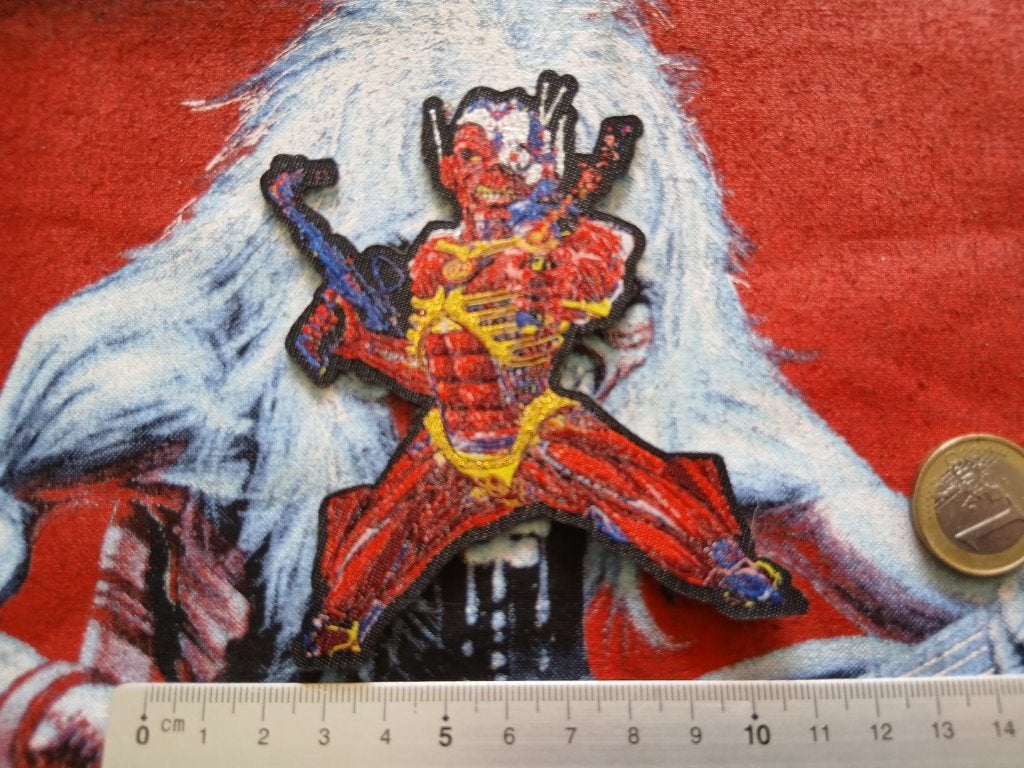 Iron Maiden mooie limited somewhere in time patch 278, Verzenden, Nieuw, Kleding
