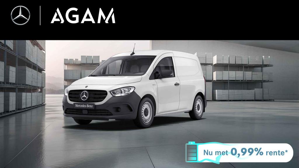 Mercedes-Benz eCitan 112 Base L1 51 kWh, Auto's, Bestelauto's, Zwart, Nieuw, Automatische klimaatregeling, Te koop
