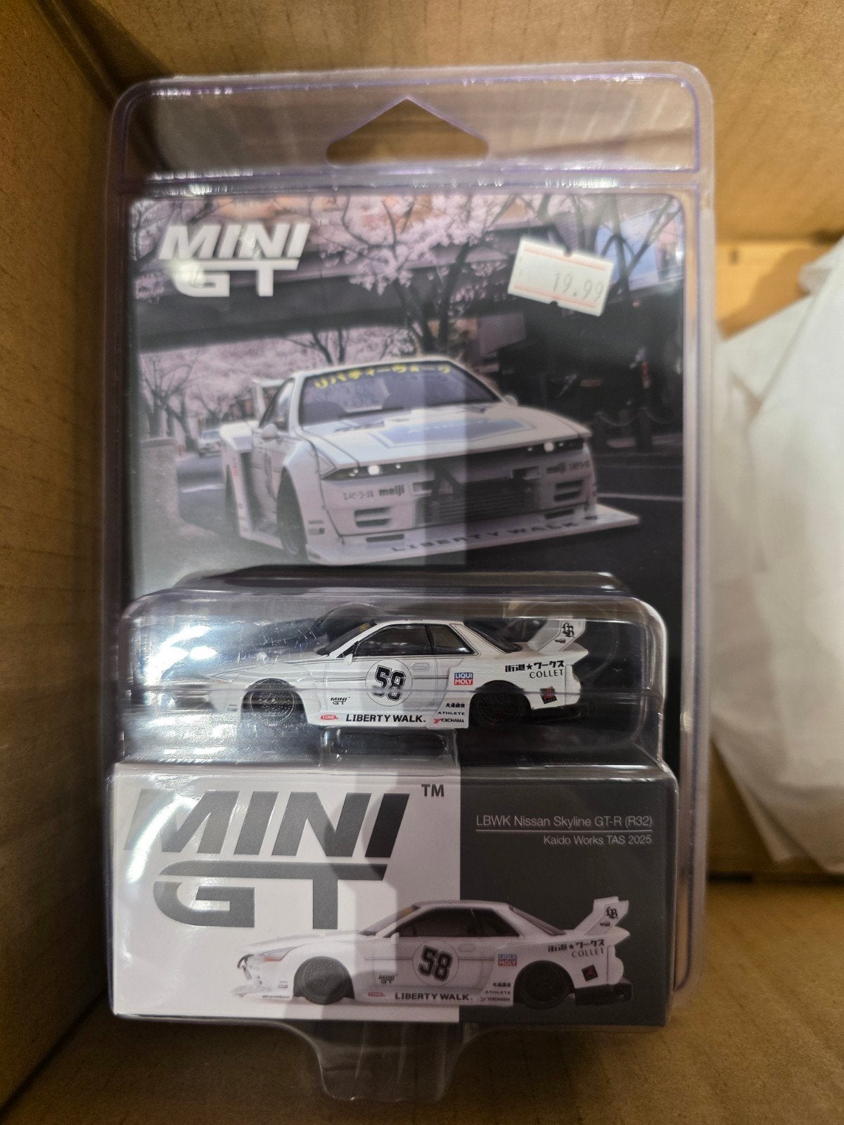 Mini GT LBWK Nissan Skyline GT-R (R32) Kaido Works TAS 2025, Onbekend, Nieuw, Ophalen of Verzenden, Onbekend
