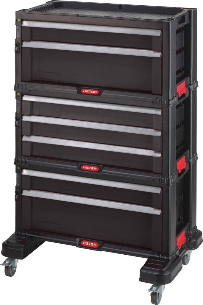 Keter werkplaatswagen ladenkast 7 lades nieuw!, 80 tot 100 liter, Ophalen, Nieuw, Transportkar