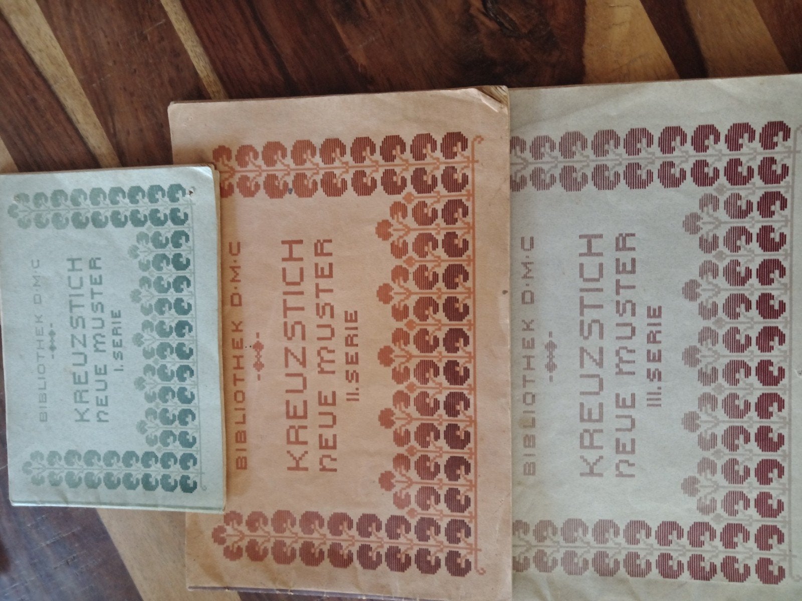 Oude Voorbeeld boekjes borduren, Ophalen, Gebruikt, Patroon