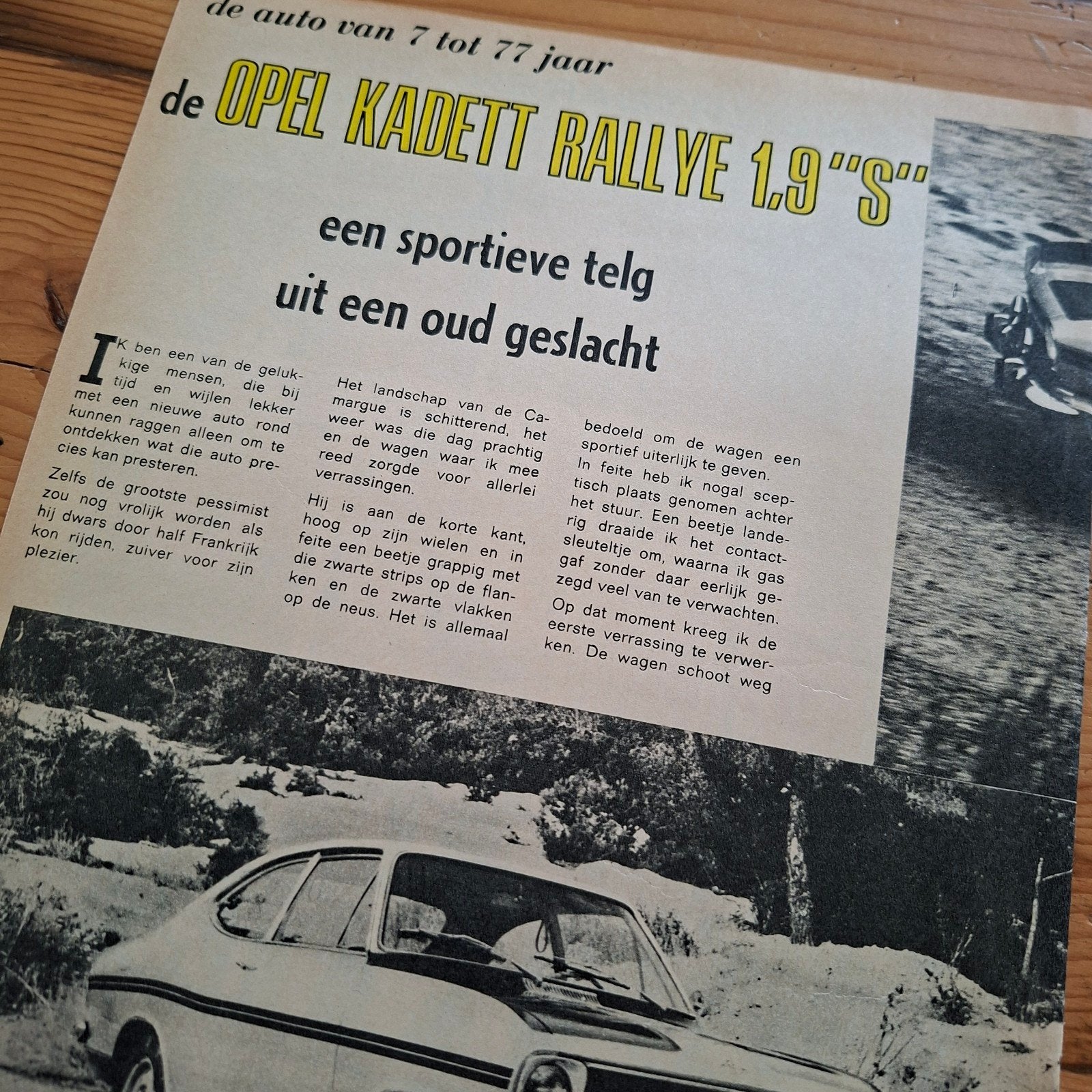 artikel uit tijdschrift OPEL KADETT 1.9 S, Ophalen of Verzenden, Nieuw, Auto's