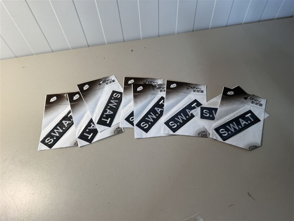 Swat patch - 8 stuks, Ophalen of Verzenden, Nieuw, Overige maten
