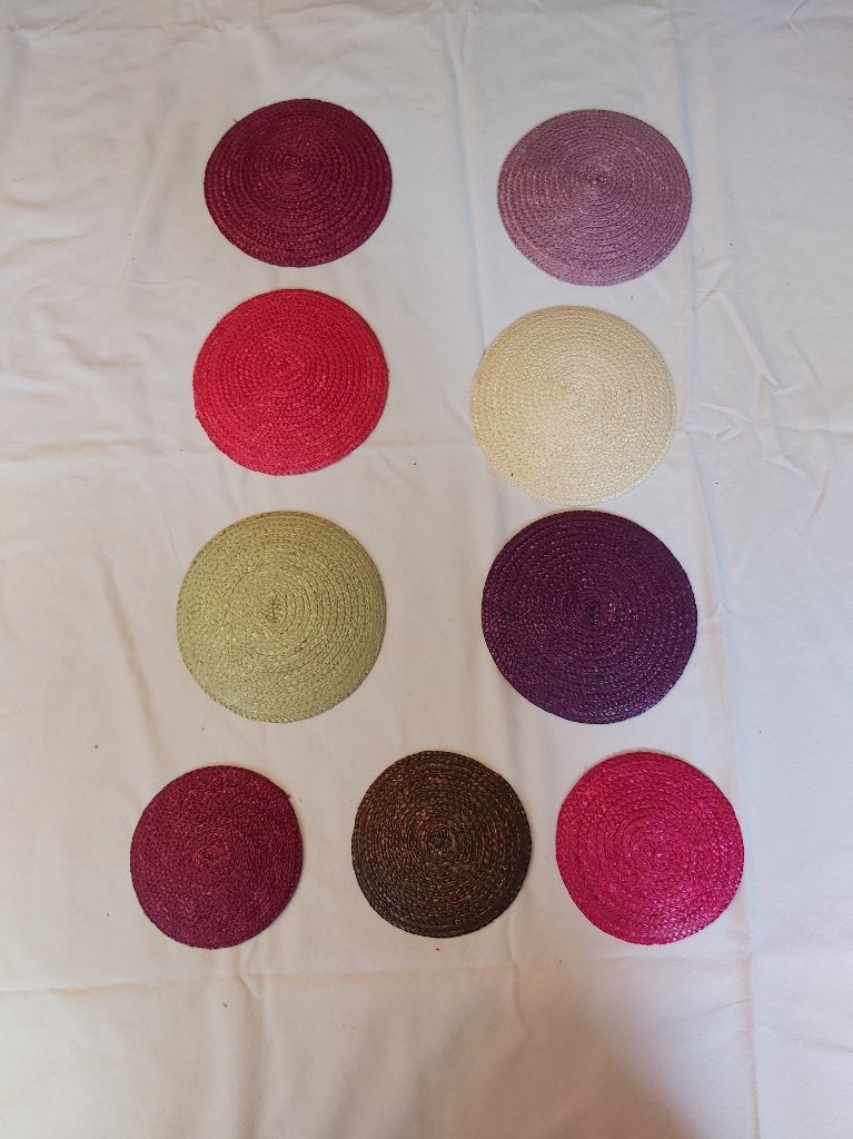 Nieuwe stro kapjes (B) Vele kleuren maten Hoeden Fascinators, Ophalen of Verzenden, Nieuw, Meerdere media, Kunst en Creatief