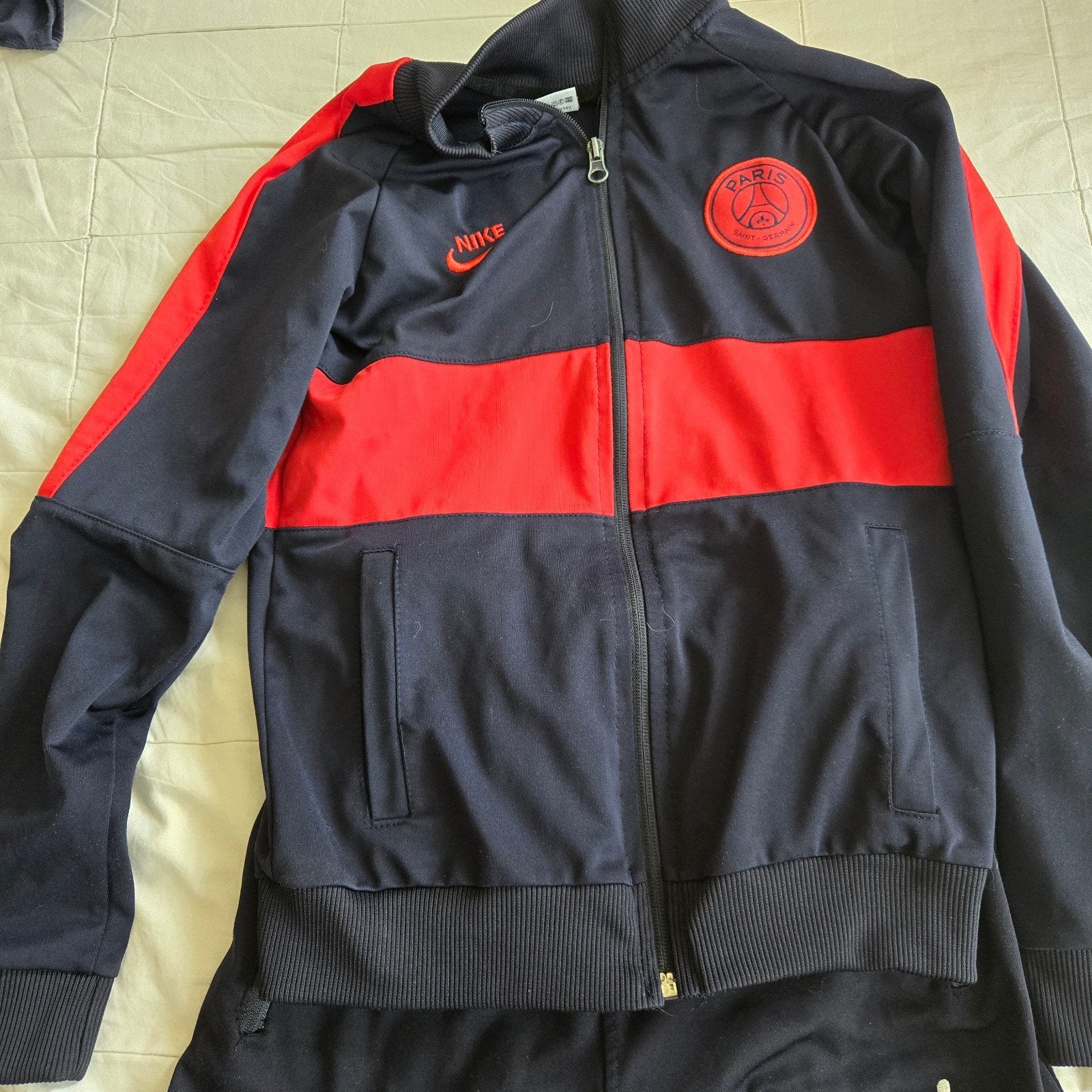 PSG Trainingspak Maat 152 - Gebruikt met defecte rits, Ophalen of Verzenden, Gebruikt, Nike, Jongen
