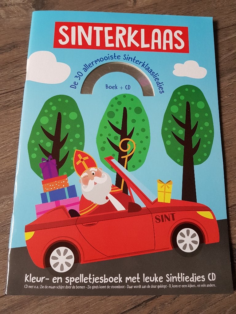 Kleur- en spelletjesboek Sinterklaas, inclusief cd (nieuw!), Kinderen en Baby's, Speelgoed | Educatief en Creatief, Ophalen of Verzenden