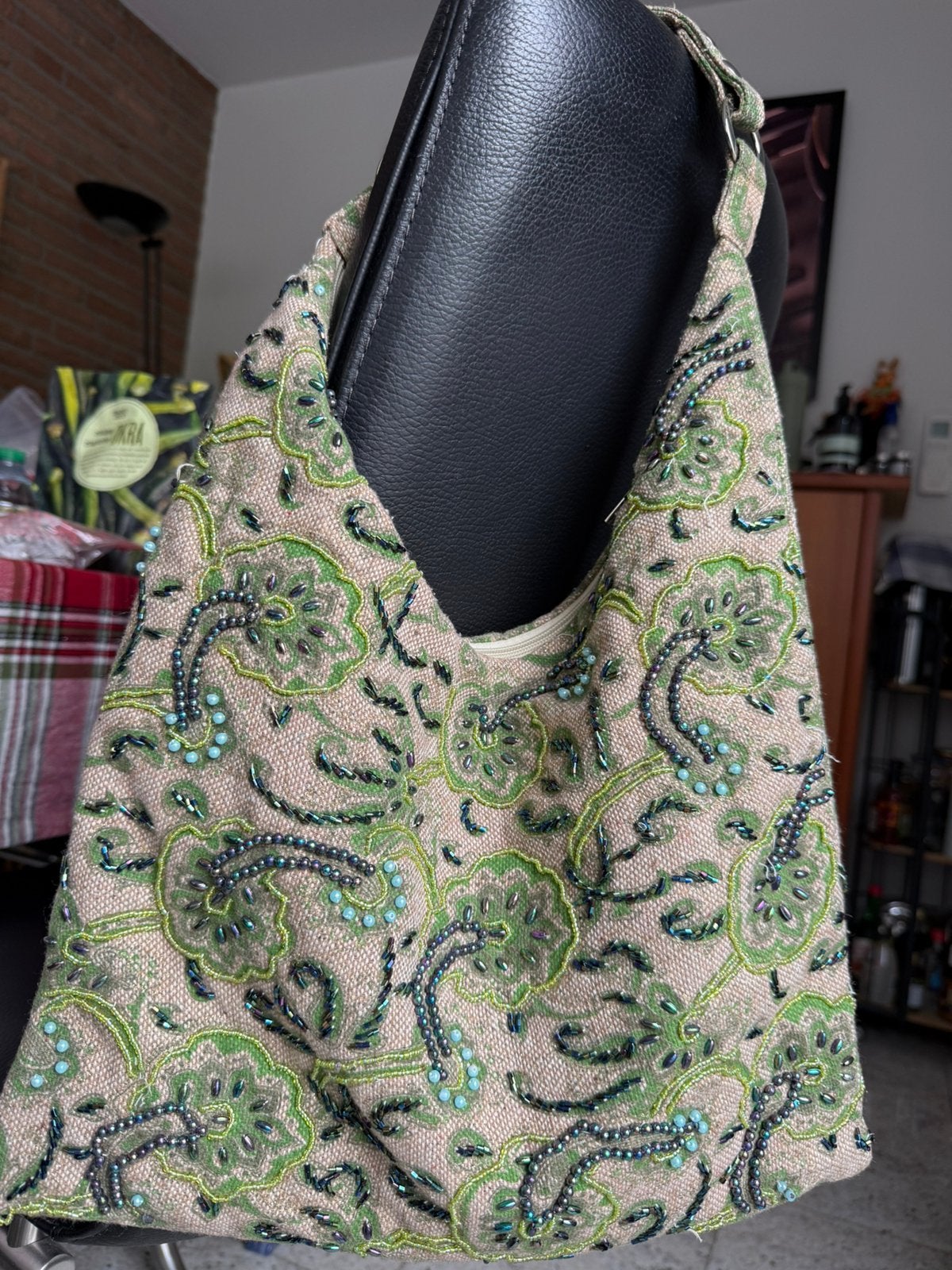 Nieuwe Kralen tas, Ophalen, Nieuw, Beige, Schoudertasje