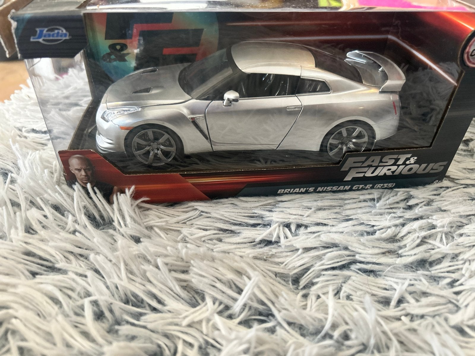Fast & Furious Brian's Nissan GT-R (R35) modelauto, Ophalen of Verzenden, Zo goed als nieuw