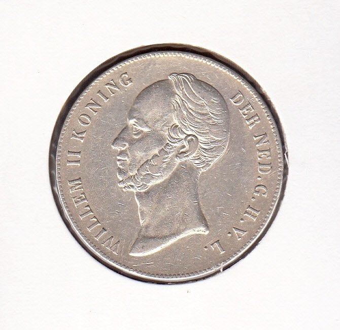 Willem II - 2 1/2 gulden 1846 lelie - Sch.512, Verzenden, Zilver, Losse munt, 2½ gulden
