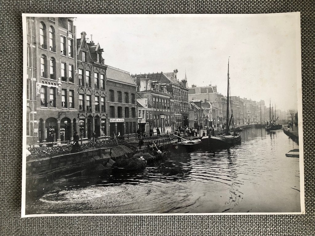 Foto Amsterdam Overtoom ca. 1930, Ophalen of Verzenden, Voor 1940, Gebruikt, Foto