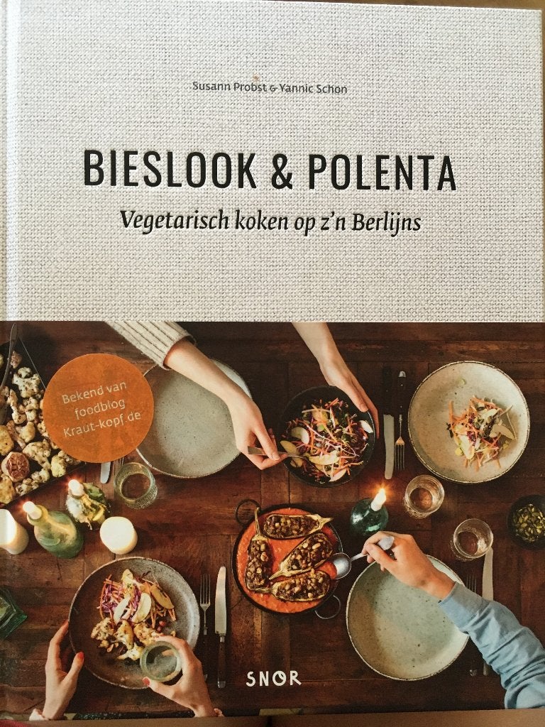 Kookboek Bieslook en Polenta, vegetarisch koken, Vegetarisch, Susann Probst & Yannic Schon, Ophalen of Verzenden, Zo goed als nieuw