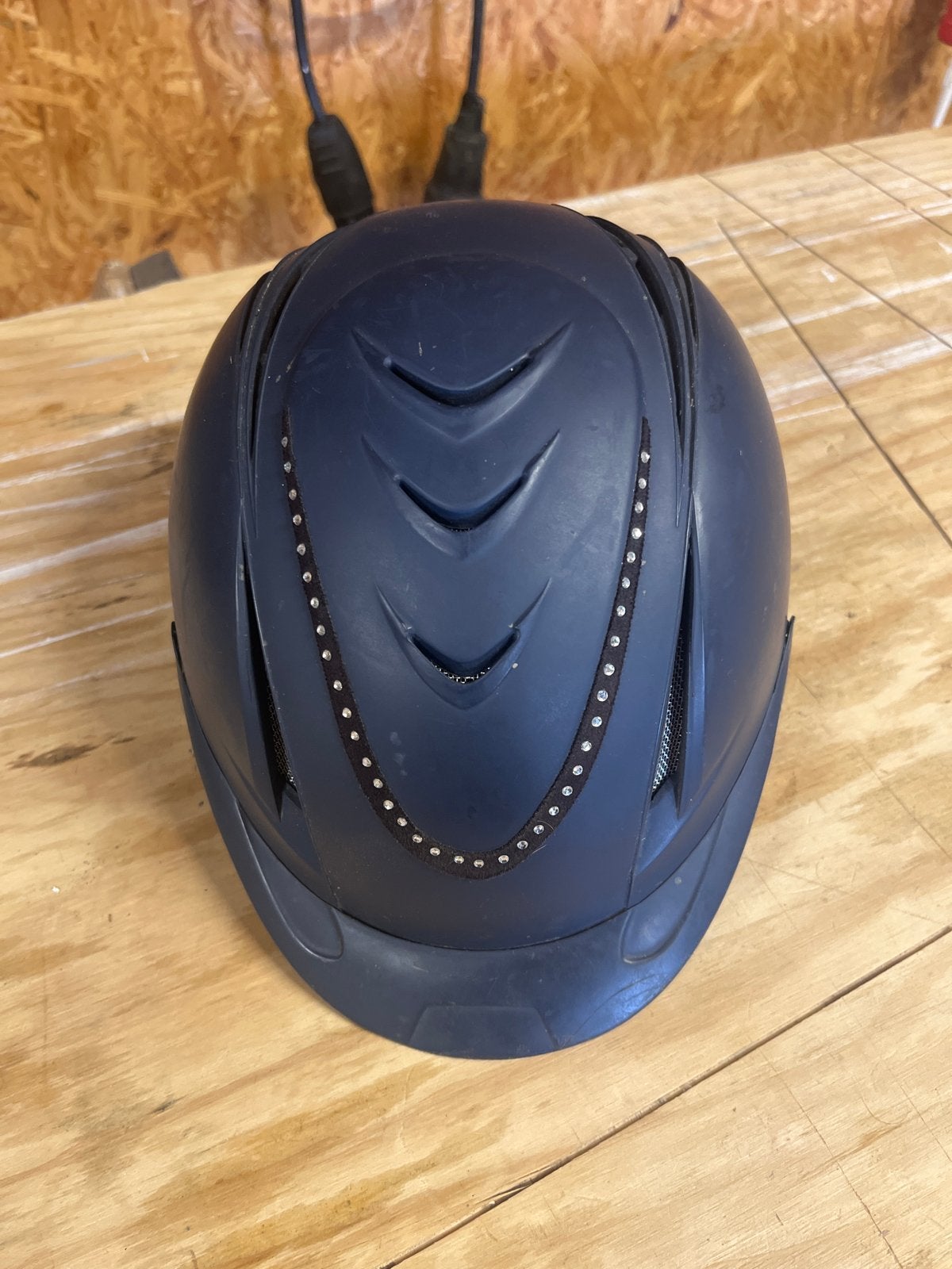 Harry’s Horse paardrijcap - helm blauw maat S/M 52-56, Dieren en Toebehoren, Ophalen of Verzenden, Gebruikt, Dressuur