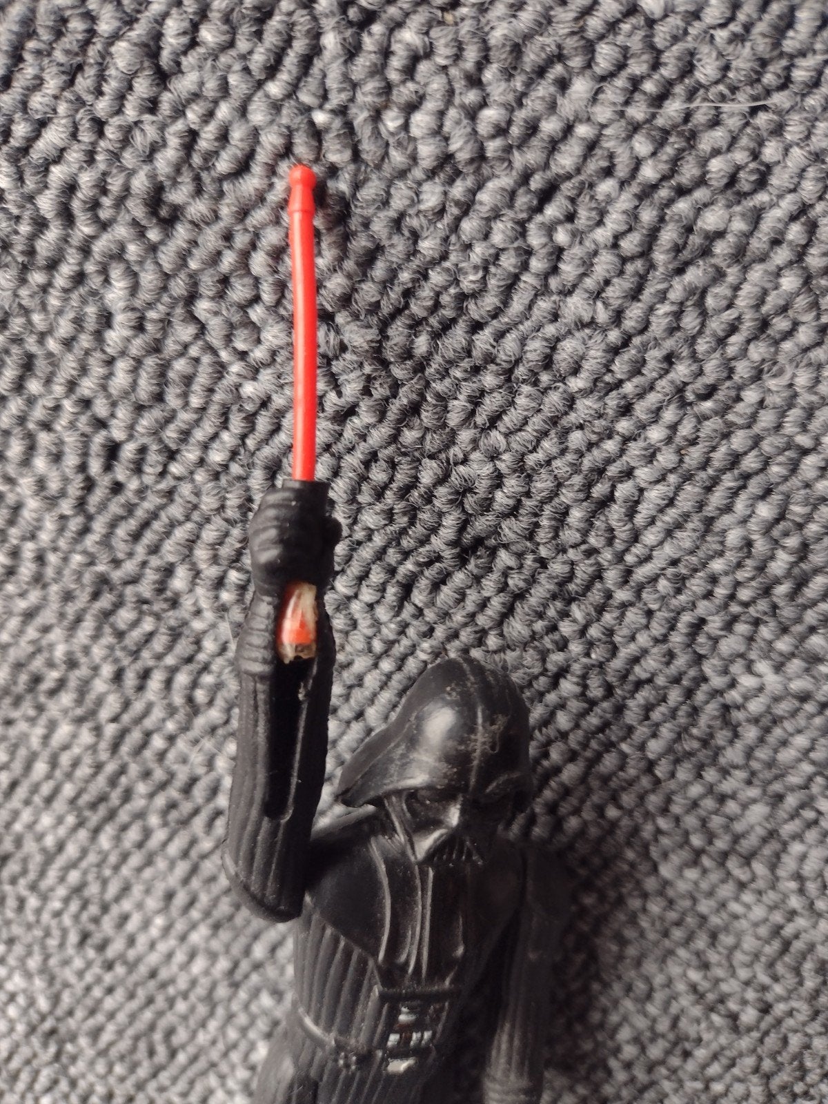 Vintage Star Wars Darth Vader actiefiguur met lichtzwaard, Ophalen of Verzenden, Gebruikt