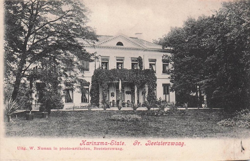 703-103-037 Harinxma-State Beetsterzwaag, Ophalen of Verzenden, Voor 1920, Friesland