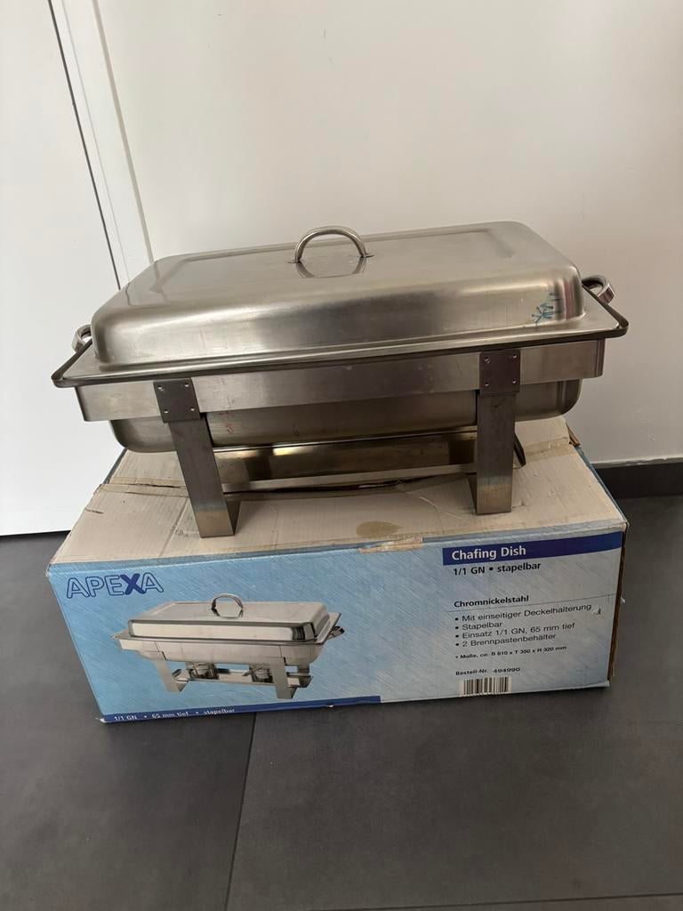 Warmhoudbak, Ophalen, Gebruikt