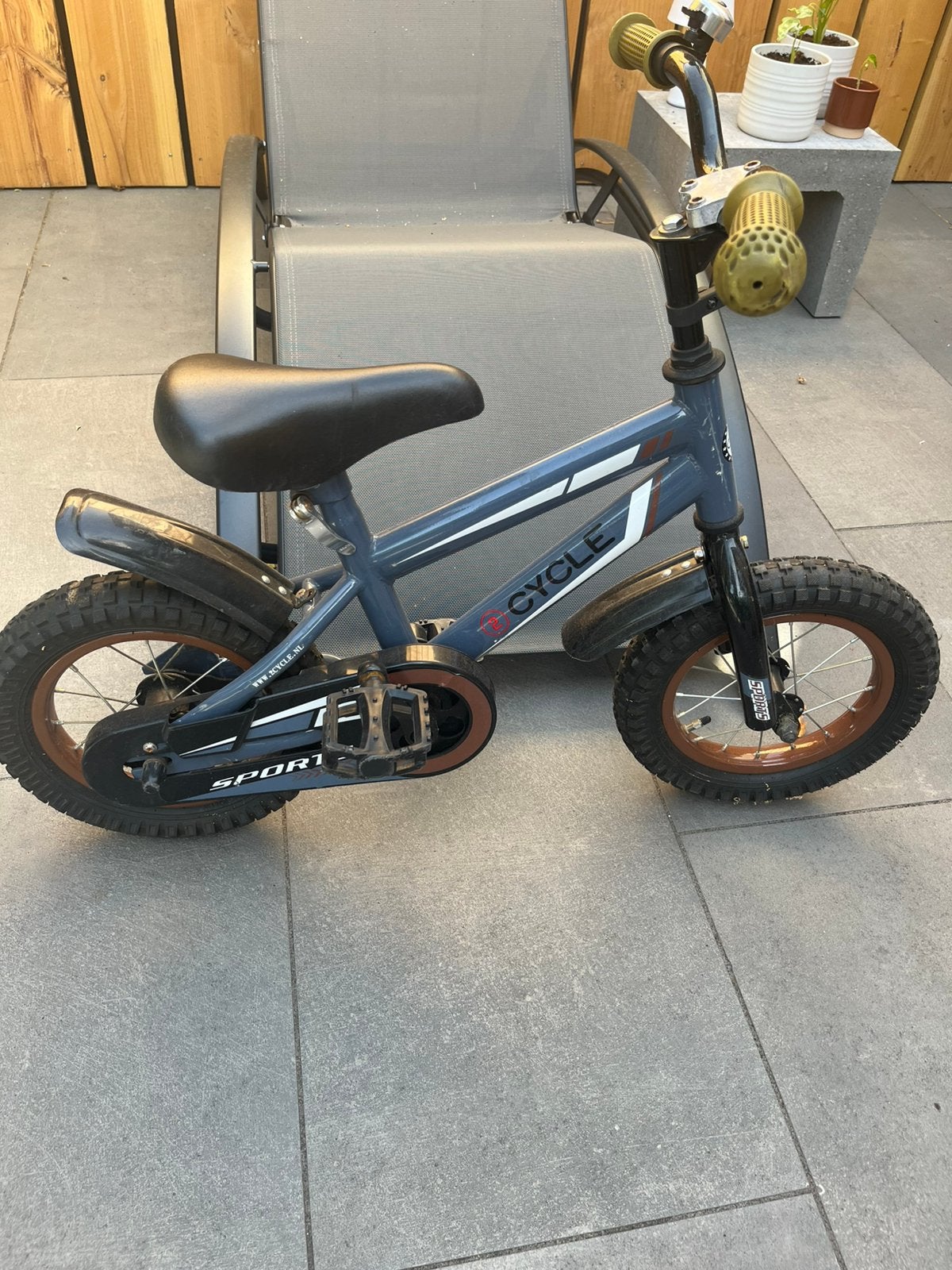 Kinderfiets, Ophalen, Zo goed als nieuw, Staal