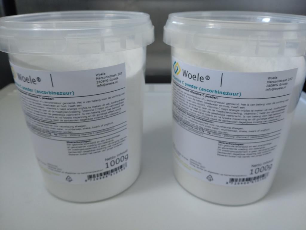 Vitamine-C ascorbinezuur poeder 1kg food grade supplement, Ophalen of Verzenden, Nieuw, Overige typen