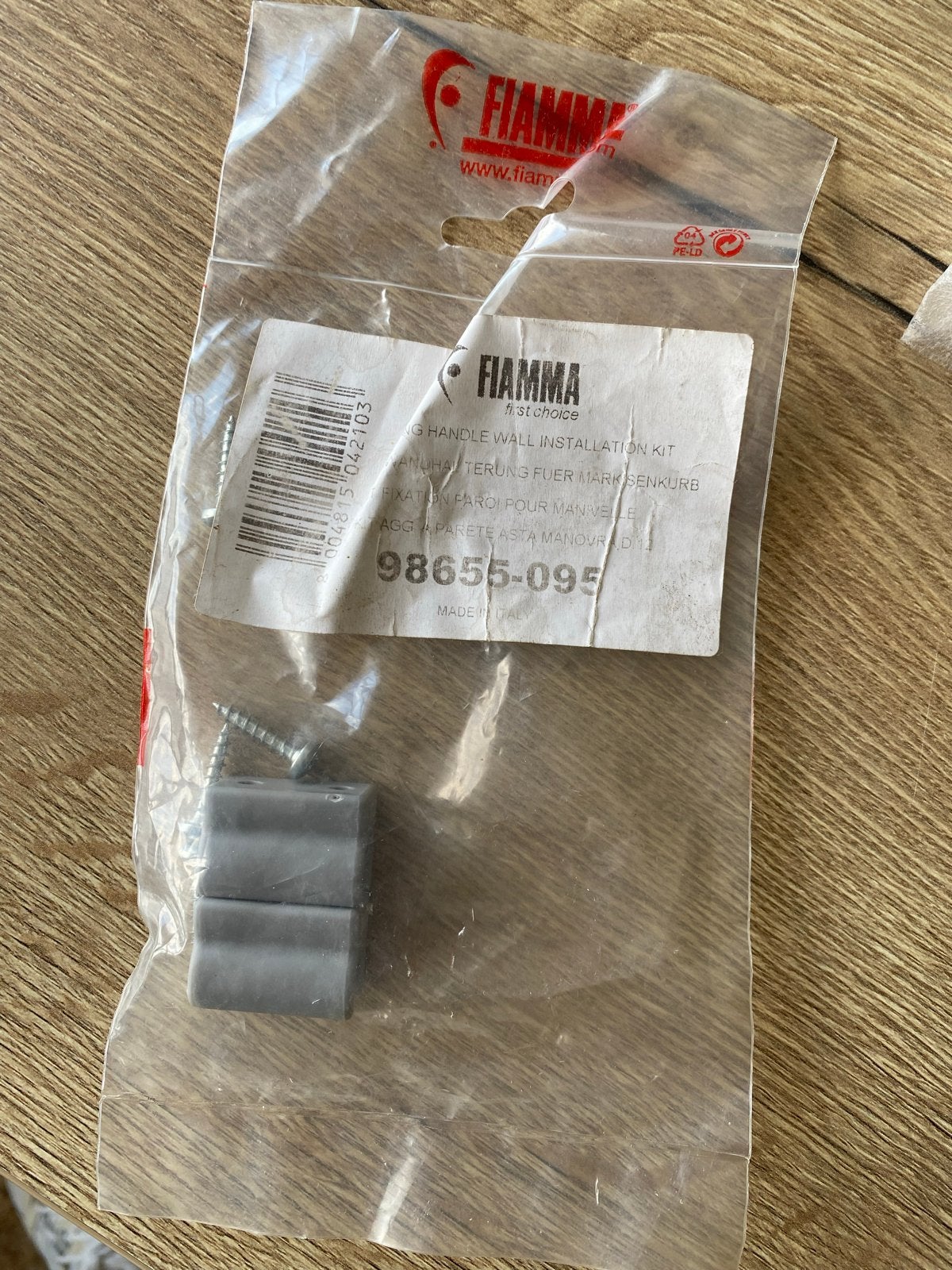 Fiamma awning handle Wandmontage Kit 98655-095, Ophalen of Verzenden, Nieuw