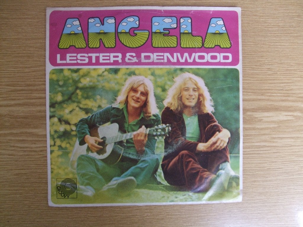 LESTER & DENWOOD    ANGELA / IF YOU LOVE ME, Cd's en Dvd's, Vinyl Singles, 7 inch, Ophalen of Verzenden, Zo goed als nieuw, Pop