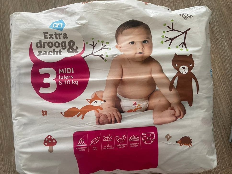 Albert Heijn luiers maat 3, Ophalen, Nieuw, Overige typen