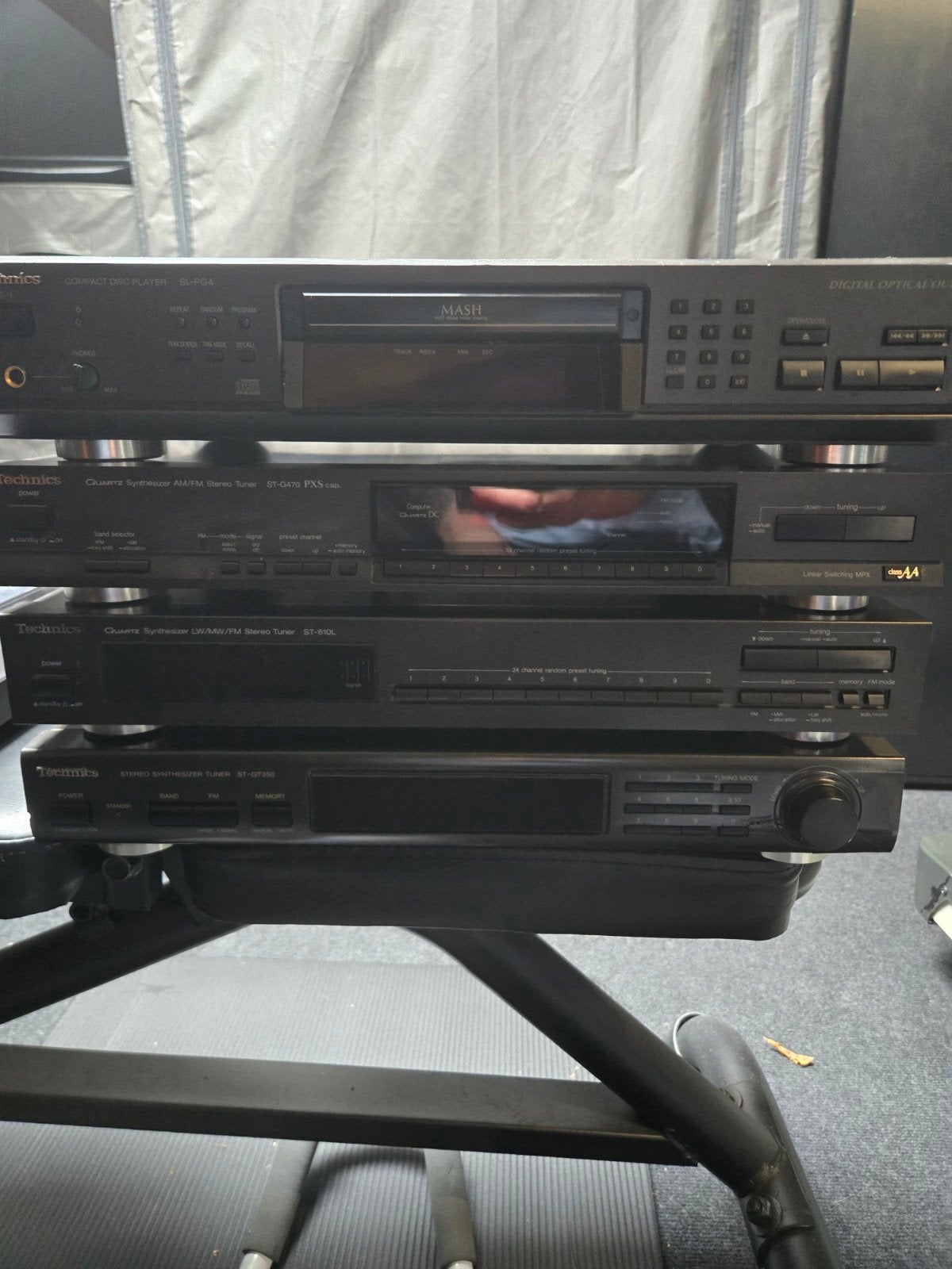 Technics Tuners en CD-speler, Audio, Tv en Foto, Cd-spelers, Ophalen, Gebruikt, Technics, Met radio