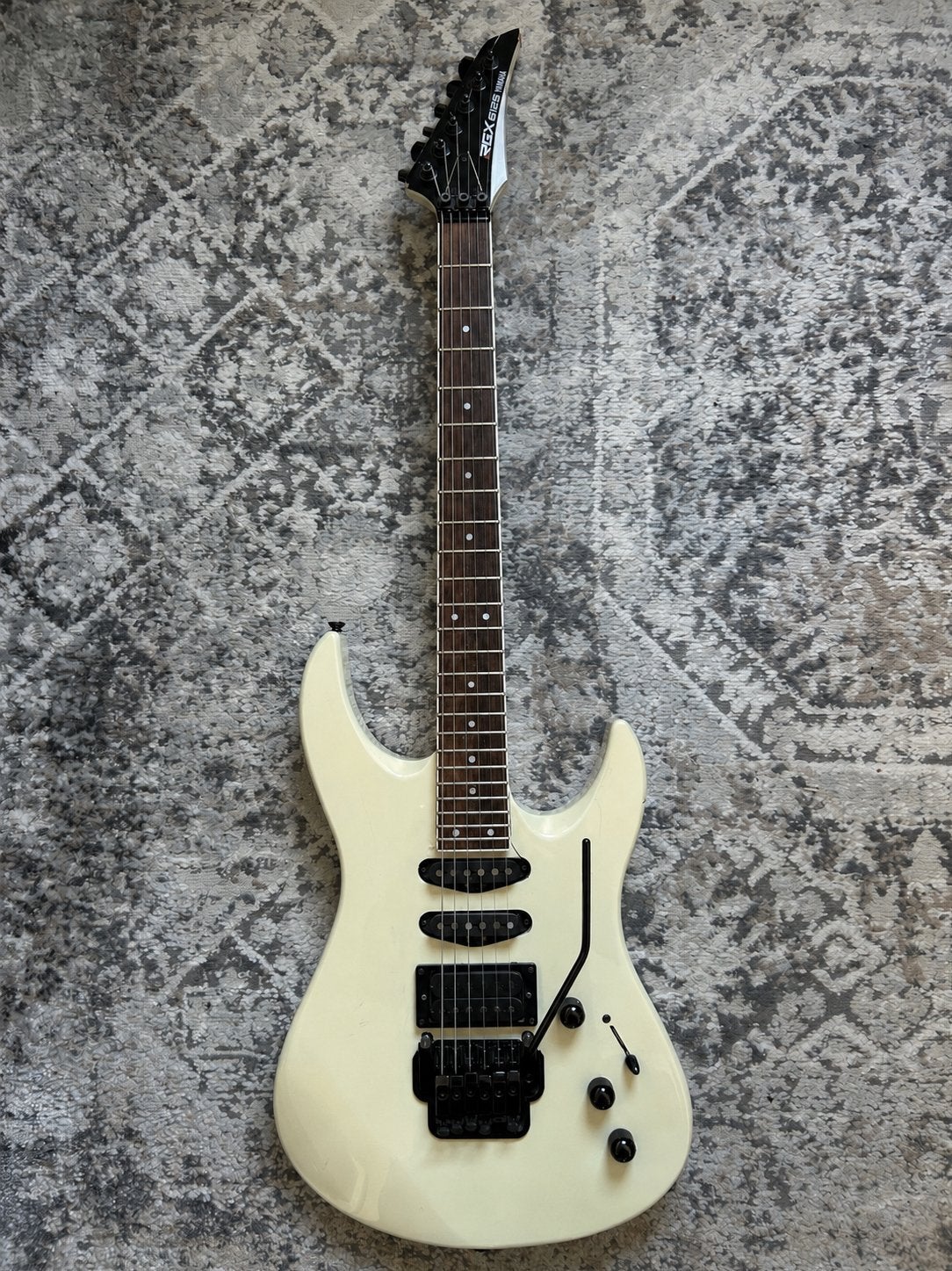 Elektrische gitaar Yamaha RGX 612S 1987 Pearl White, Ophalen of Verzenden, Zo goed als nieuw, Solid body, Overige merken