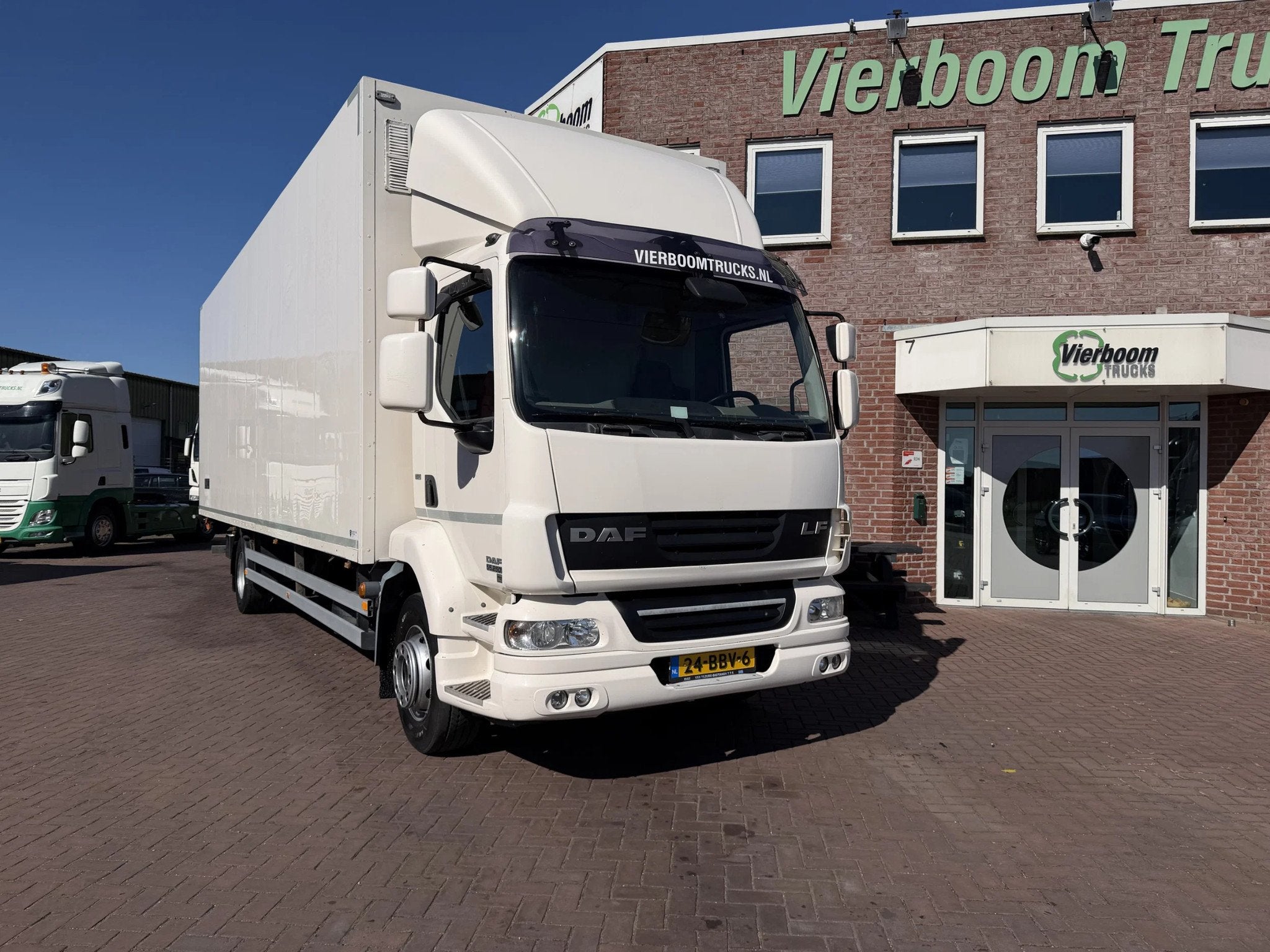 DAF LF 55 LF55-250 Iso-Koffer mit LBW / Smart tacho / Klima, Auto's, Automaat, Euro 5, Achterwielaandrijving, Origineel Nederlands
