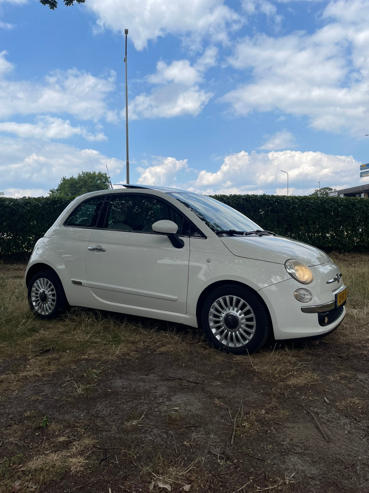 Fiat 500 0.8 Dualogic C 2011 Wit, Euro 5, Stof, Wit, Origineel Nederlands