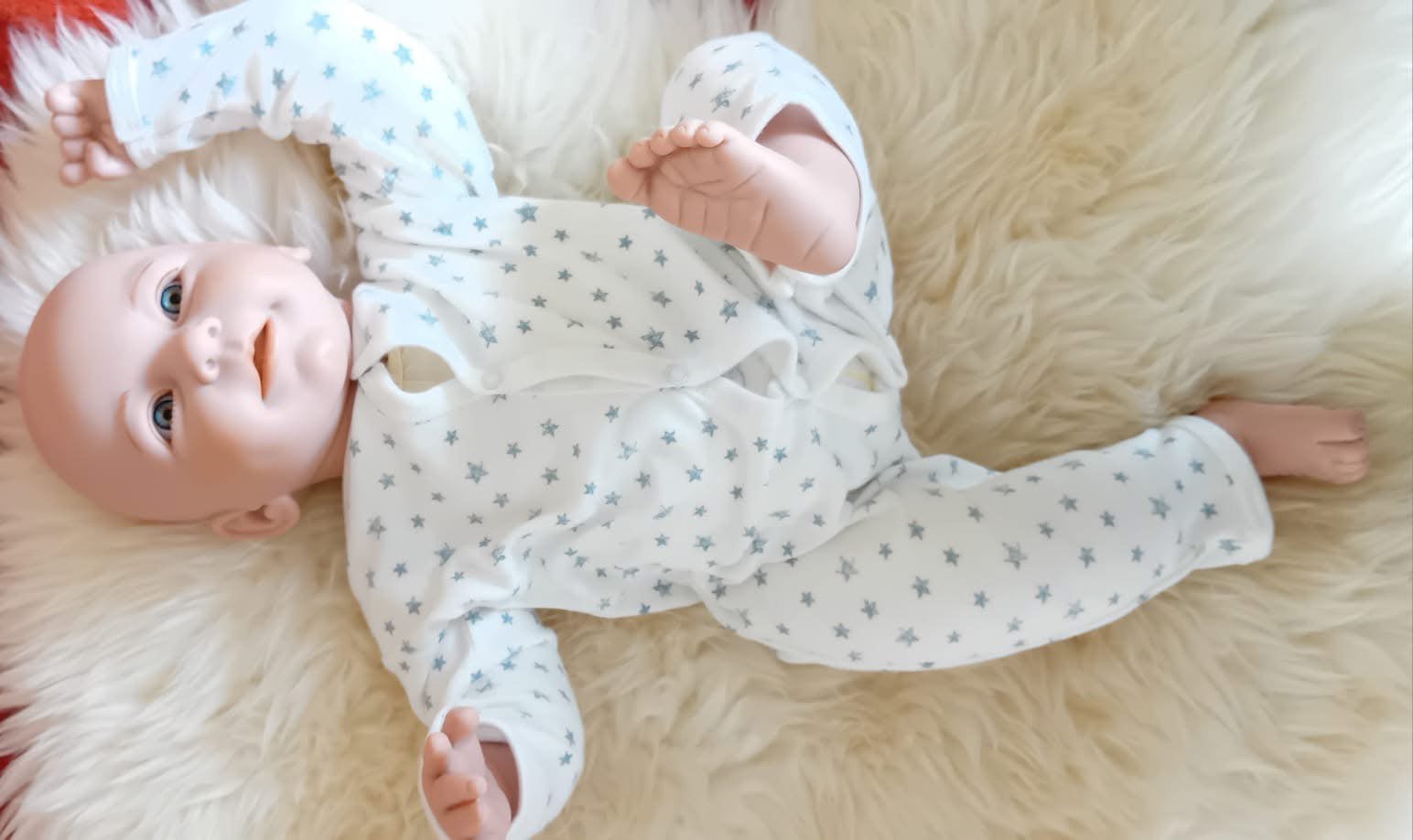 Realistische babypop 52 cm – 3300 gram, Ophalen, Nieuw, Meerdere media