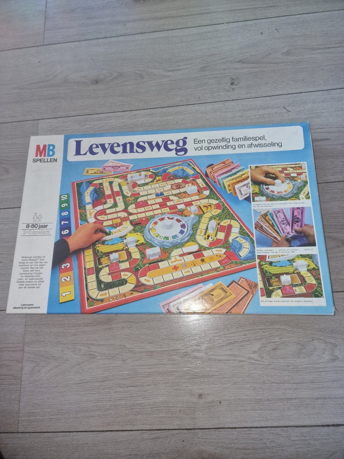 Levensweg Bordspel - oude uitgave zgan, Hobby en Vrije tijd, Gezelschapsspellen | Bordspellen, Ophalen of Verzenden