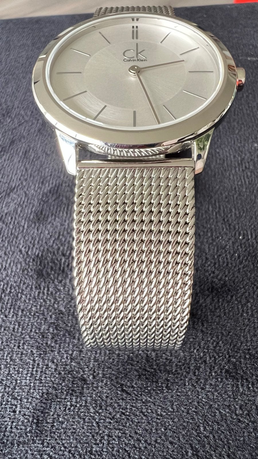 Swiss made Calvin Klein horloge - ZGAN, Overige merken, Staal, Polshorloge, Ophalen of Verzenden
