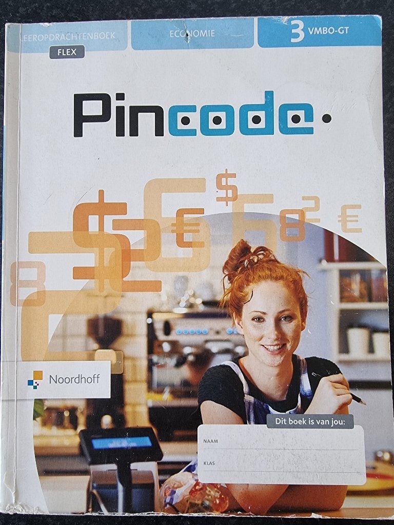 Pincode VMBO Bovenbouw 3 GT Flex, Boeken, Ophalen of Verzenden, Gelezen, VMBO