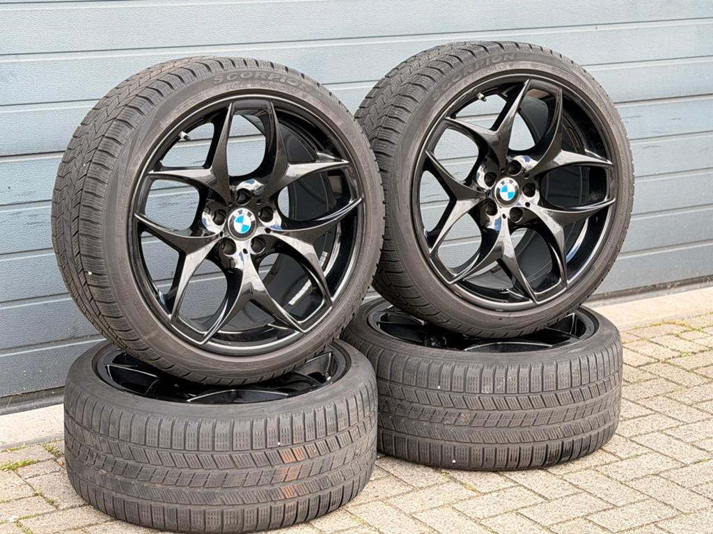 21 Inch Breedset Styling 215 5x120 BMW X6/X5, Auto-onderdelen, Banden en Velgen, Ophalen, Gebruikt, Personenwagen, Banden en Velgen