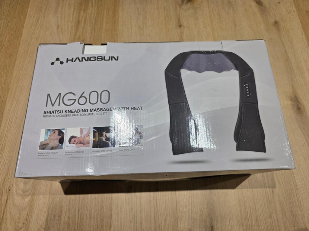 Hangsun MG600 Shiatsu Nek- en Schoudermassageapparaat, Sport en Fitness, Massageproducten, Ophalen of Verzenden