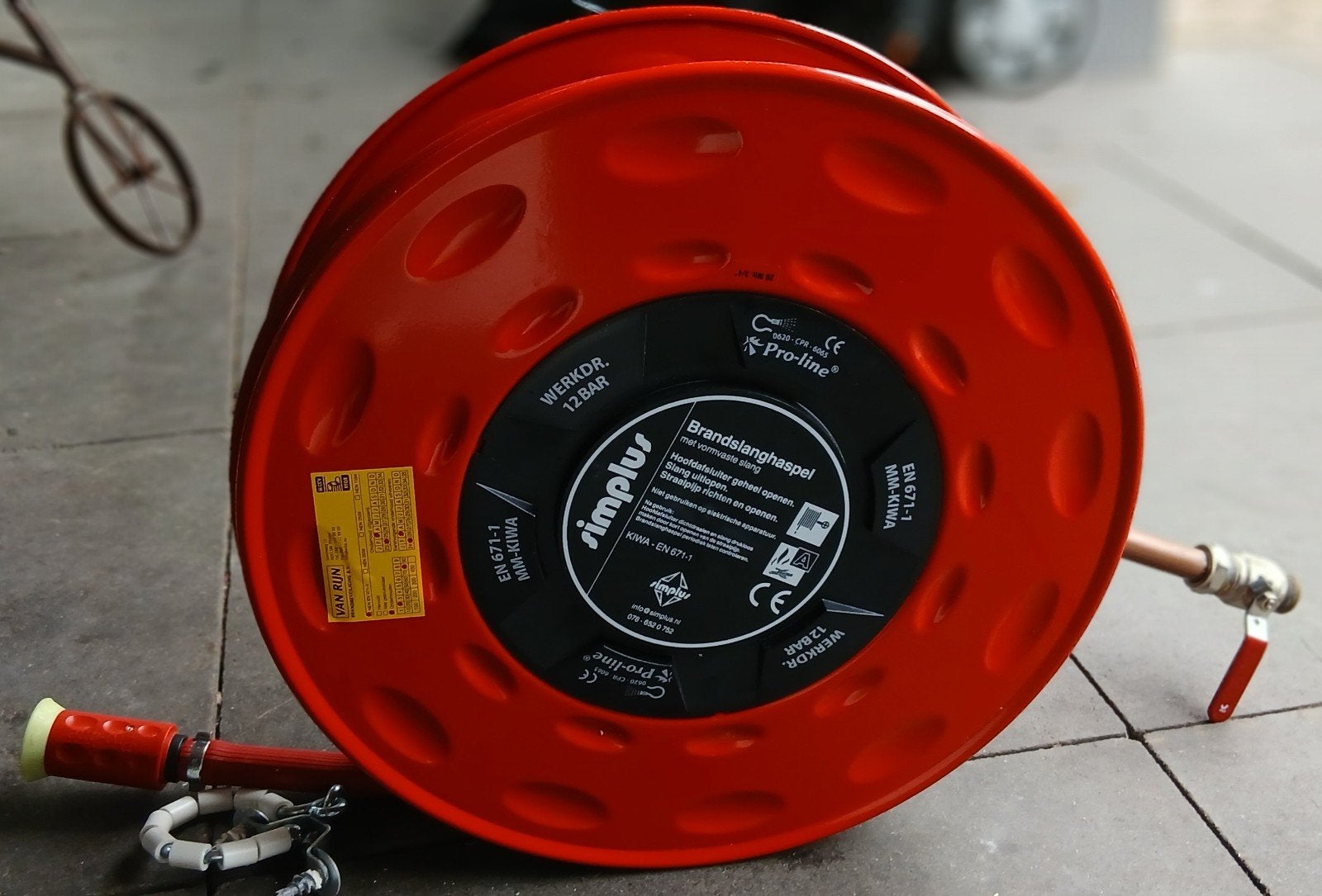 Brandslanghaspel Werkor Pro-Line 12 Bar, Ophalen, Gebruikt, Overige typen, Overige soorten