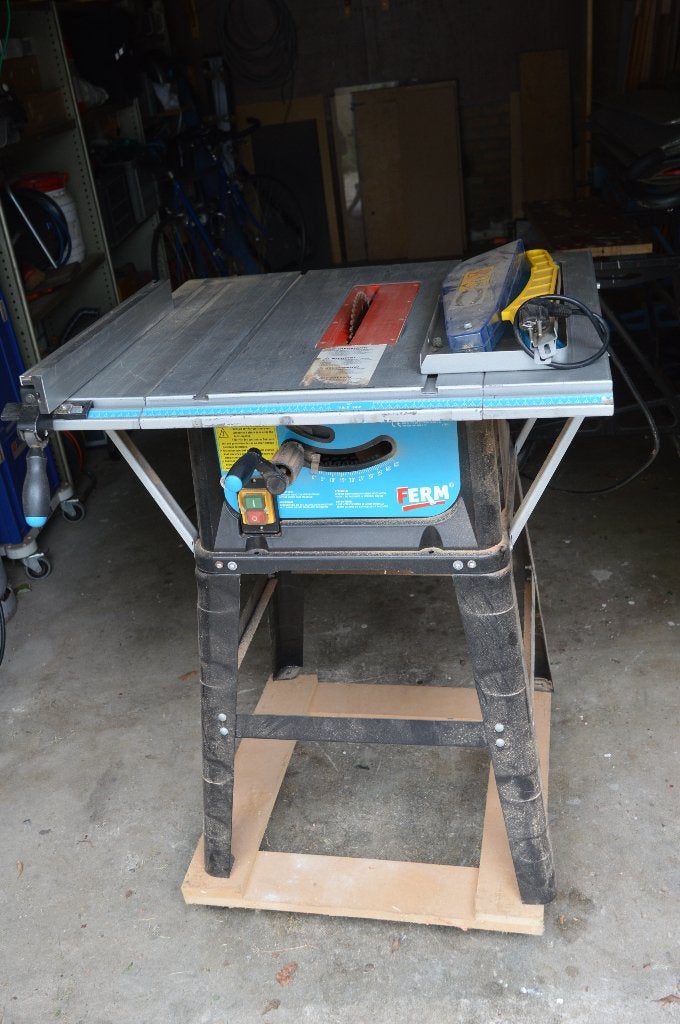 Ferm zaagtafel, Doe-het-zelf en Verbouw, Ophalen, Gebruikt, Cirkelzaag, 30 tot 70 mm