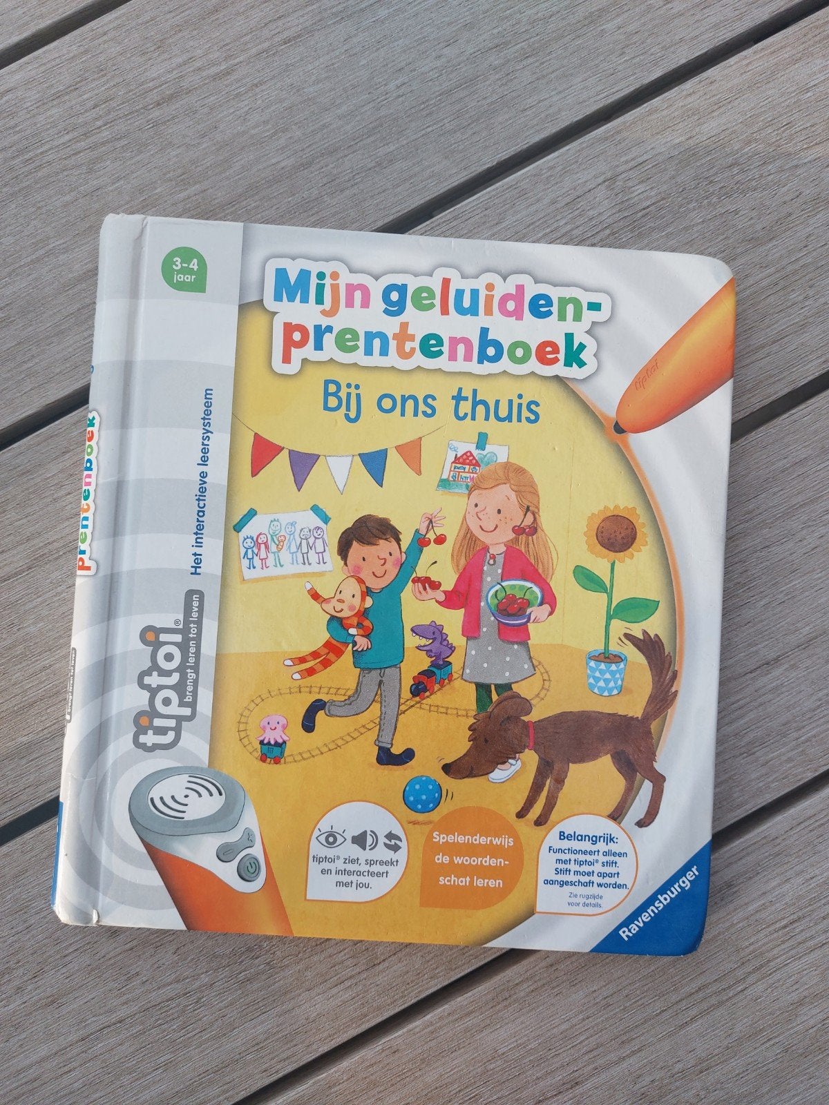 Tiptoi Prentenboek - Bij ons thuis, Kinderen en Baby's, Speelgoed | Educatief en Creatief, Ophalen of Verzenden, Gebruikt, Ontdekken