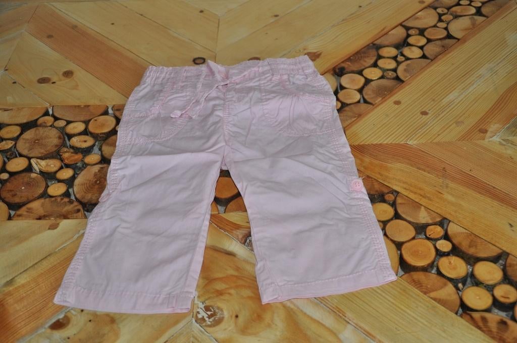 Z.g.a.n. lichtroze zomerbroek H&M 80, Kinderen en Baby's, Babykleding | Maat 80, Broekje, Meisje, H&M, Ophalen of Verzenden
