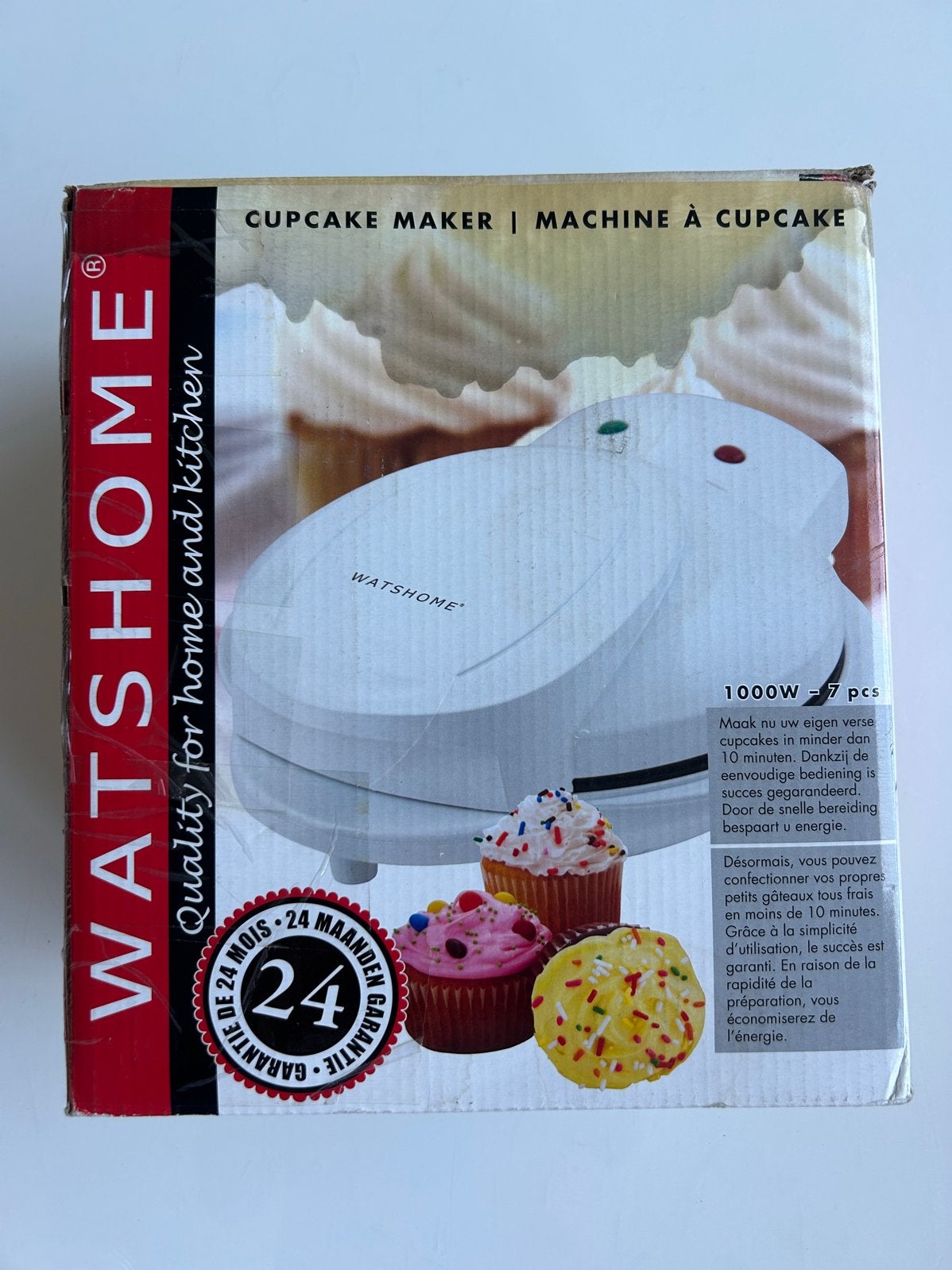 WATSHOME Cupcake Maker - Snel en Eenvoudig Cupcakes, Ophalen of Verzenden, Nieuw
