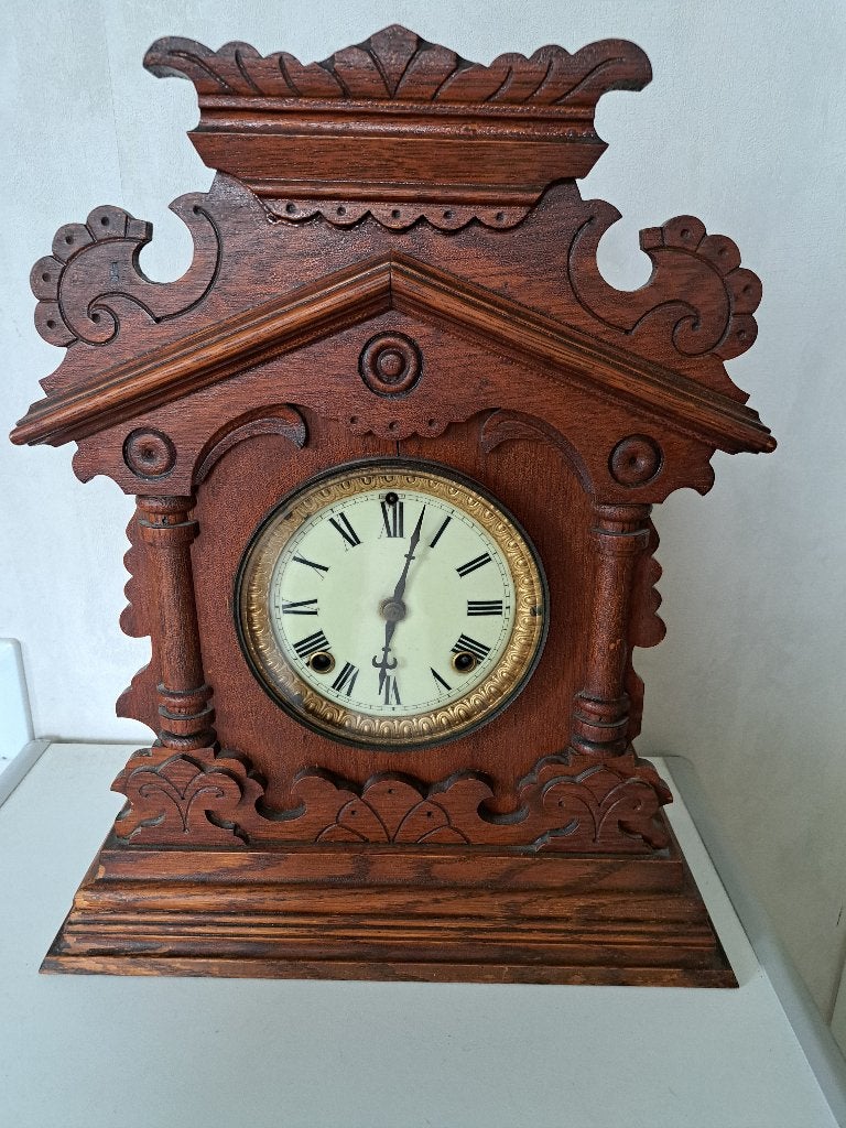 antieke mantelklok, Ophalen