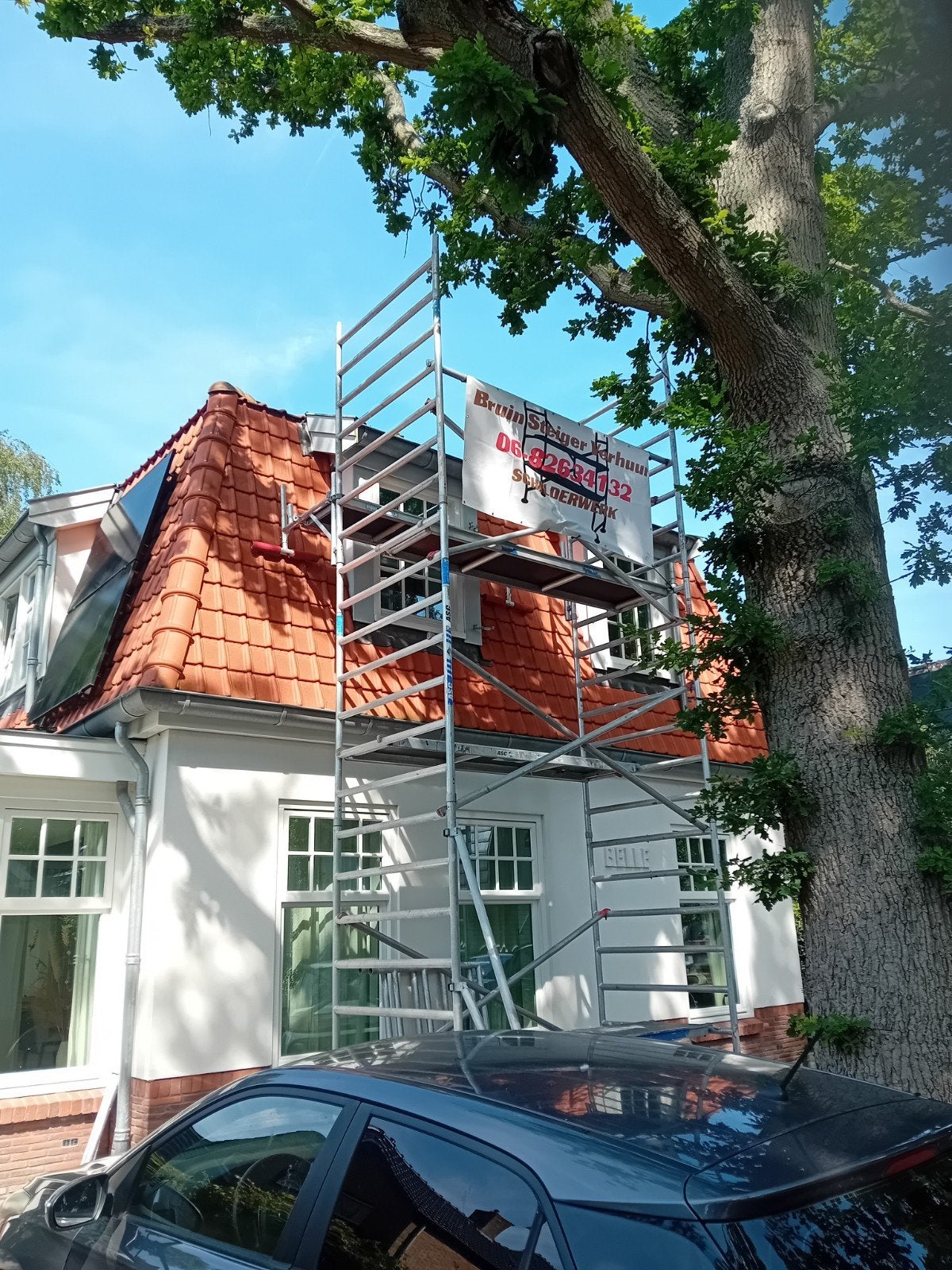 Te huur aluminium rolsteigers, Doe-het-zelf en Verbouw, Steigers, Ophalen of Verzenden, Rolsteiger of Kamersteiger, 5 meter of hoger