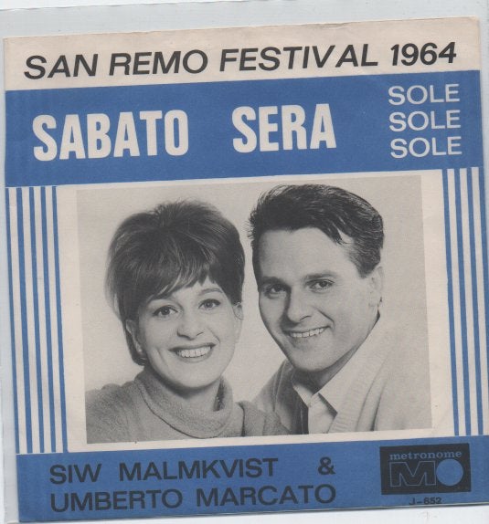 Siw Malmkvist en Umberto Marcato- Sabato Sera, Verzenden, 7 inch, Zo goed als nieuw, Pop