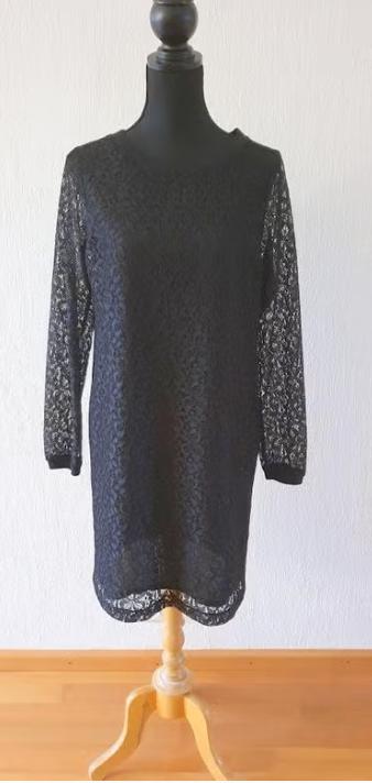 Costes prachtige zwarte jurk met kant M nieuw, Maat 38/40 (M), Zwart, Nieuw, Ophalen of Verzenden