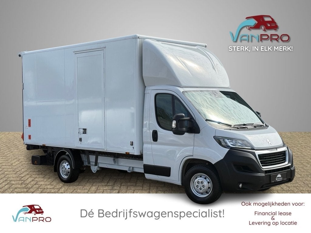 Peugeot BOXER 2.2 HDI 140PK Bakwagen /Laadklep/Clima/Cruise/, Wit, Navigatiesysteem, Te koop, 750 kg