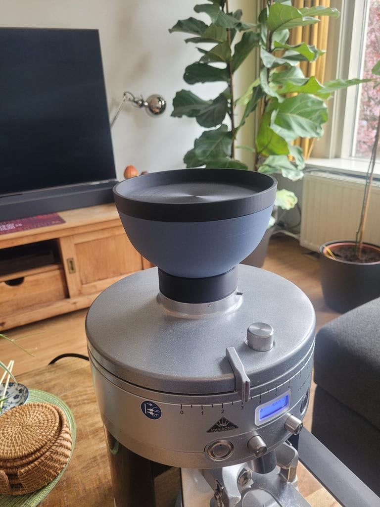 Mahlkönig k30 hopper 250 gram steenblauw/grijs, Ophalen of Verzenden, Nieuw