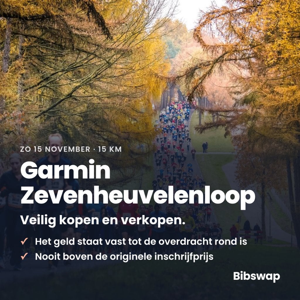 Startbewijs Garmin Zevenheuvelenloop veilig (ver)kopen?, Eén persoon, November