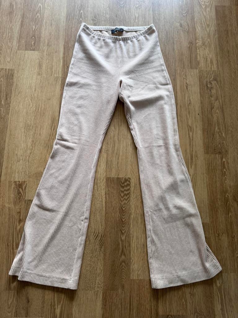 Corduroy flared pants beige, Maat 38/40 (M), Beige, Ophalen of Verzenden, Zo goed als nieuw